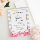 Search for pink grey baby shower invitations Stylish