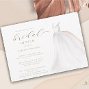 Search for white and gold bridal shower invitations Calligraphy
