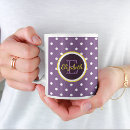 Search for purple dots mugs Girly