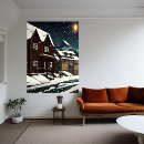Search for snow posters Starry night