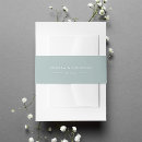 Search for invitation belly bands Solid colour