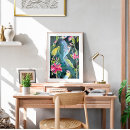 Search for abstract hummingbird art Watercolor