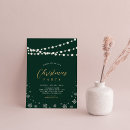 Search for green gold christmas invitations Company