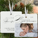 Search for first grandchild christmas tree decorations Calligraphy