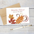 Search for autumn leaf cards Rustic