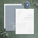 Search for blue botanical invitations Modern