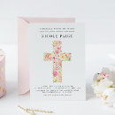 Search for pretty christening invitations Watercolor