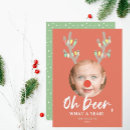 Search for oh deer christmas cards Red