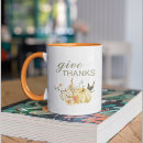 Search for watercolor pumpkins mugs Happy thanksgiving