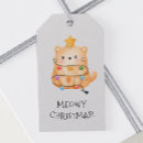 Search for christmas cat gift tags Whimsical