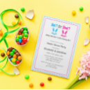 Search for easter gender reveal invitations Bunny