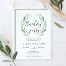 Search for olive green birthday invitations Adult