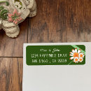 Search for daisies return address labels Summer