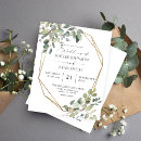 Search for modern botanical invitations Rustic