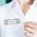 Search for green name tags Name and title