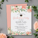 Search for coral graduation invitations Peach