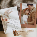 Search for autumn save the dates Pampas grass