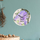 Search for purple kitchen clocks Rustic