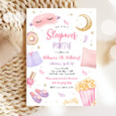 Search for pink pajama party invitations Girls sleepover