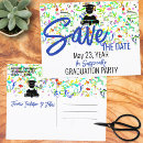 Search for graduation party save the dates Blue