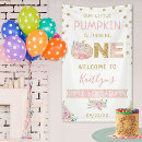Search for pumpkin birthday banners Halloween