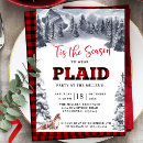 Search for buffalo plaid invitations Rustic