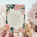 Search for spring garden backyard wedding invitations Floral