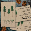 Search for pine tree business cards Forest