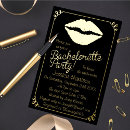 Search for glam hen party invitations Black