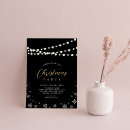 Search for black and gold christmas invitations Corporate