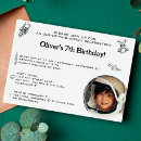 Search for space photo invitations Minimalist
