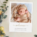 Search for welcome baby postcards Girl