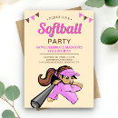 Search for girls softball invitations Athlete