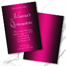 Search for black hot pink quinceanera invitations Elegant