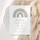 Search for boho rainbow baby shower invitations Watercolor