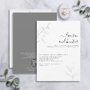 Search for modern grey wedding invitations Simple