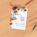 Search for nature wedding save the dates Terracotta