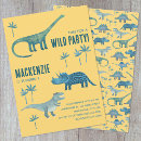 Search for dinosaur kid invitations T rex