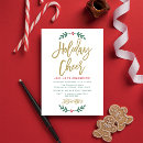 Search for red seasonal invitations Wreath