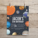 Search for sun and moon birthday invitations Solar system