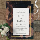 Search for vintage black and ivory wedding invitations Simple