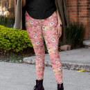 Search for pink floral leggings Watercolor