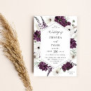 Search for purple and white wedding invitations Rustic