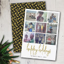 Search for black and gold christmas cards Photo collage