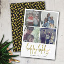 Search for black and gold christmas cards Photo collage