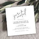 Search for our wedding invitations Black and white