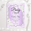 Search for silver white baby shower invitations Gender neutral