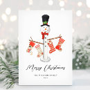Search for snowman christmas cards without photo