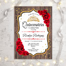 Search for country quinceanera invitations Rustic