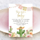 Search for fiesta cactus baby shower invitations Taco bout a baby